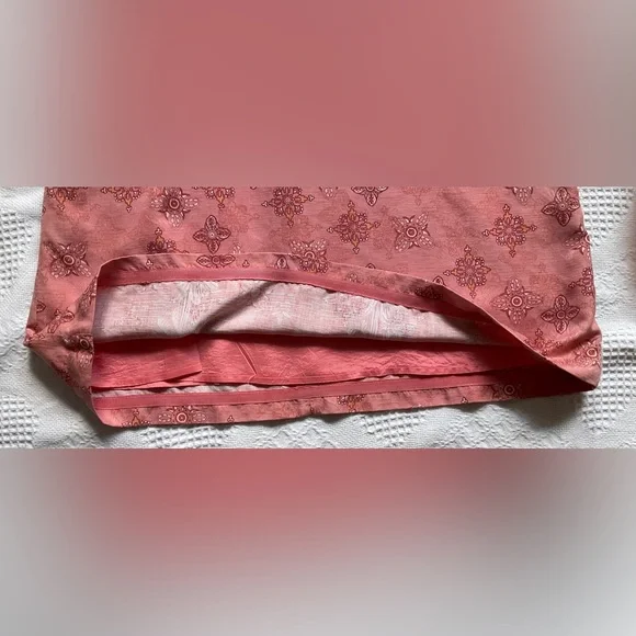 Tommy Bahama Vintage Peach Floral Sleeveless Dress - Picture 9 of 9